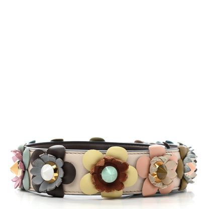 Fendi Vitello Dolce Flowerland Studded Strap You Camelia Moresco Multicolor 2 of 7