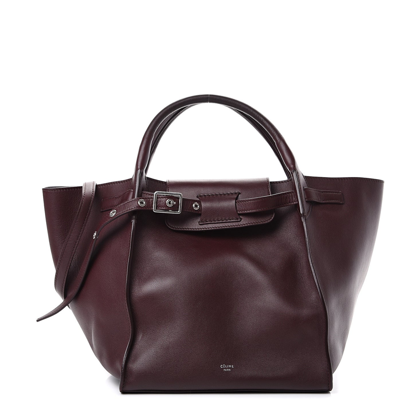 Smooth Calfskin Small Big Bag Burgundy