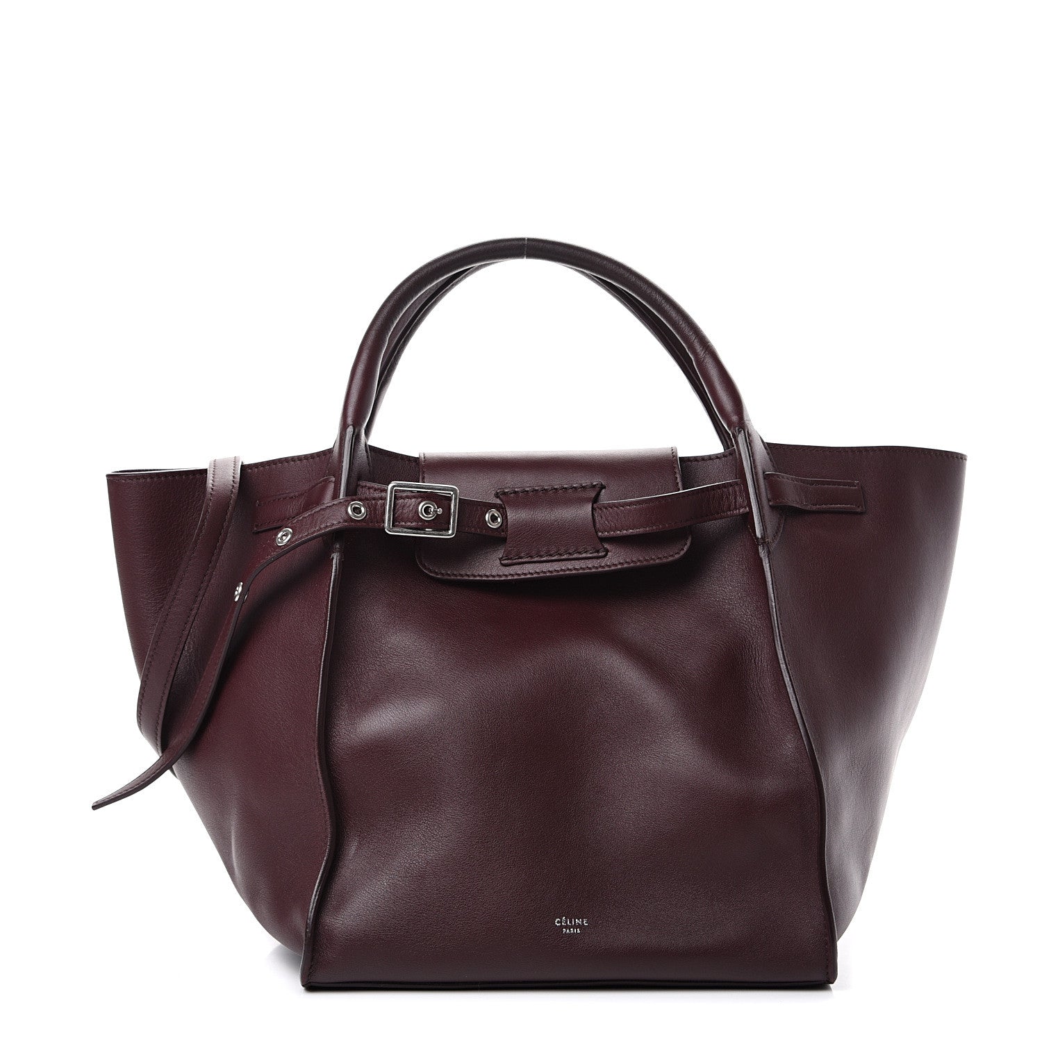 Celine Smooth Calfskin Small Big Bag Burgundy 1 of 11