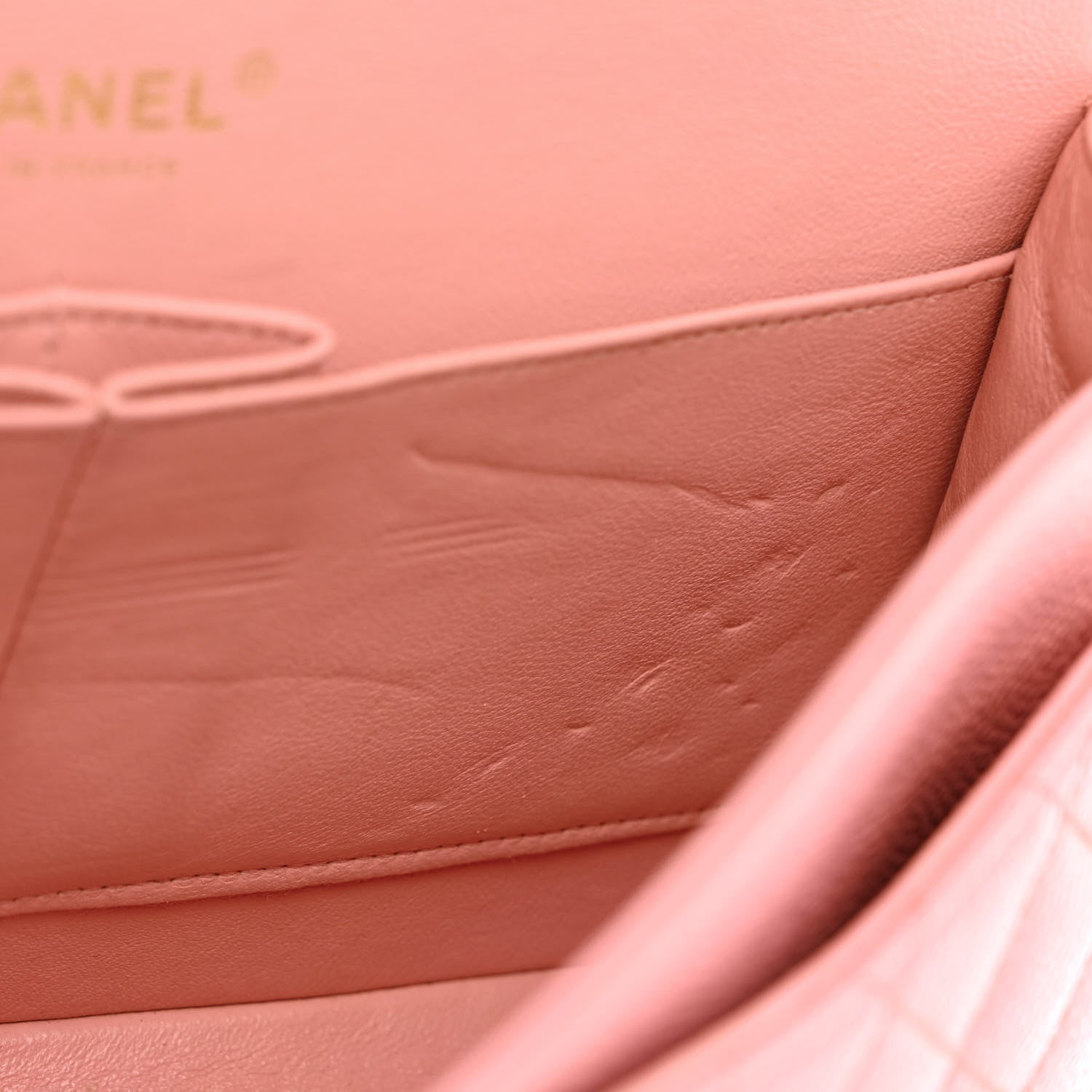Chanel Caviar Quilted Medium Double Flap Pink 8 of 14