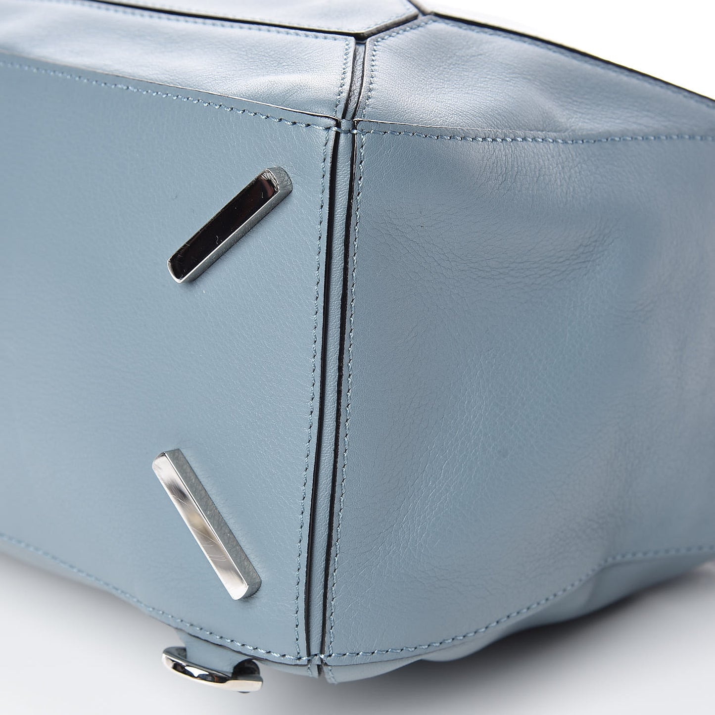 Calfskin Puzzle Bag Stone Blue