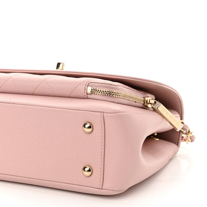 Chanel Caviar Quilted Medium Business Affinity Flap Light Pink 10 of 10