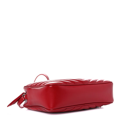 Saint Laurent Calfskin Matelasse Monogram Lou Camera Bag Rouge Eros 4 of 9