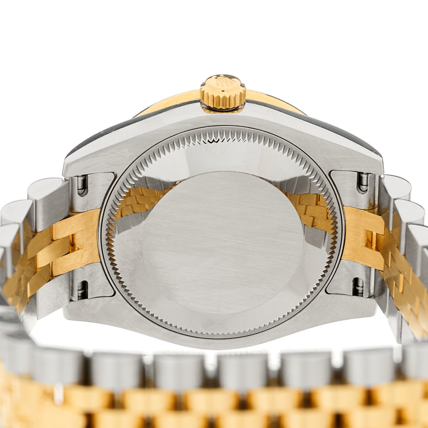 Stainless Steel 18K Yellow Gold Diamond Mother of Pearl 31mm Oyster Perpetual Datejust Watch Roman 178383