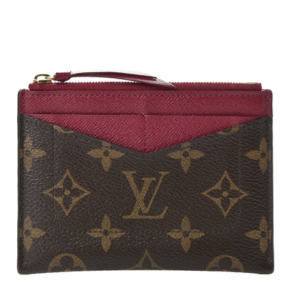 Louis Vuitton Monogram Zipped Card Holder Fuchsia 1 of 7
