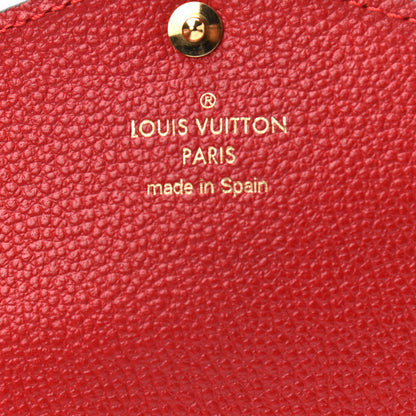 Louis Vuitton Empreinte Sarah Wallet NM Cherry 6 of 7
