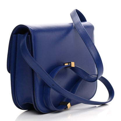 Celine Box Calfskin Medium Classic Box Flap Bag Indigo 3 of 14
