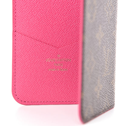 Louis Vuitton Monogram iPhone XS Max Folio Case Rose Pop 6 of 7