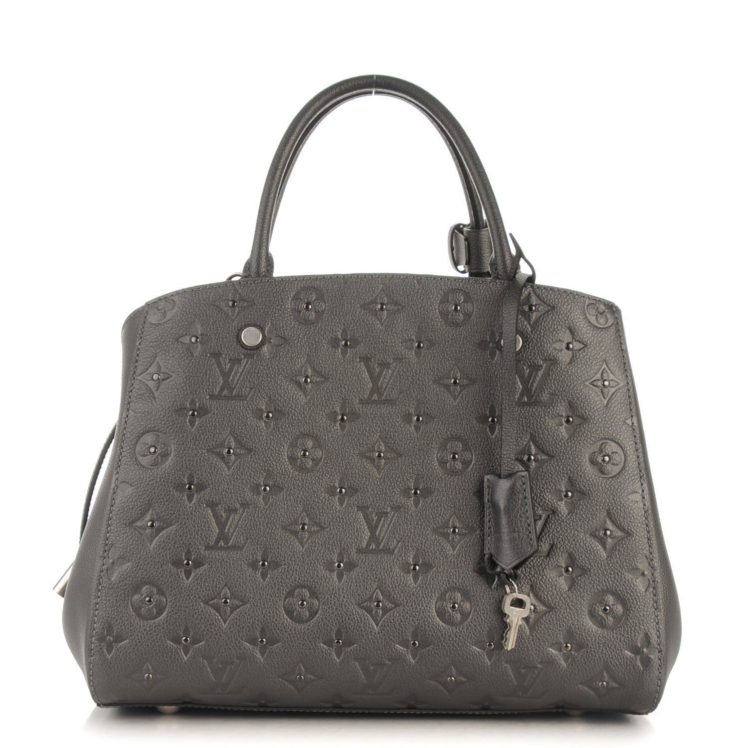 Louis Vuitton Empreinte Studded Montaigne MM Platine 1 of 7