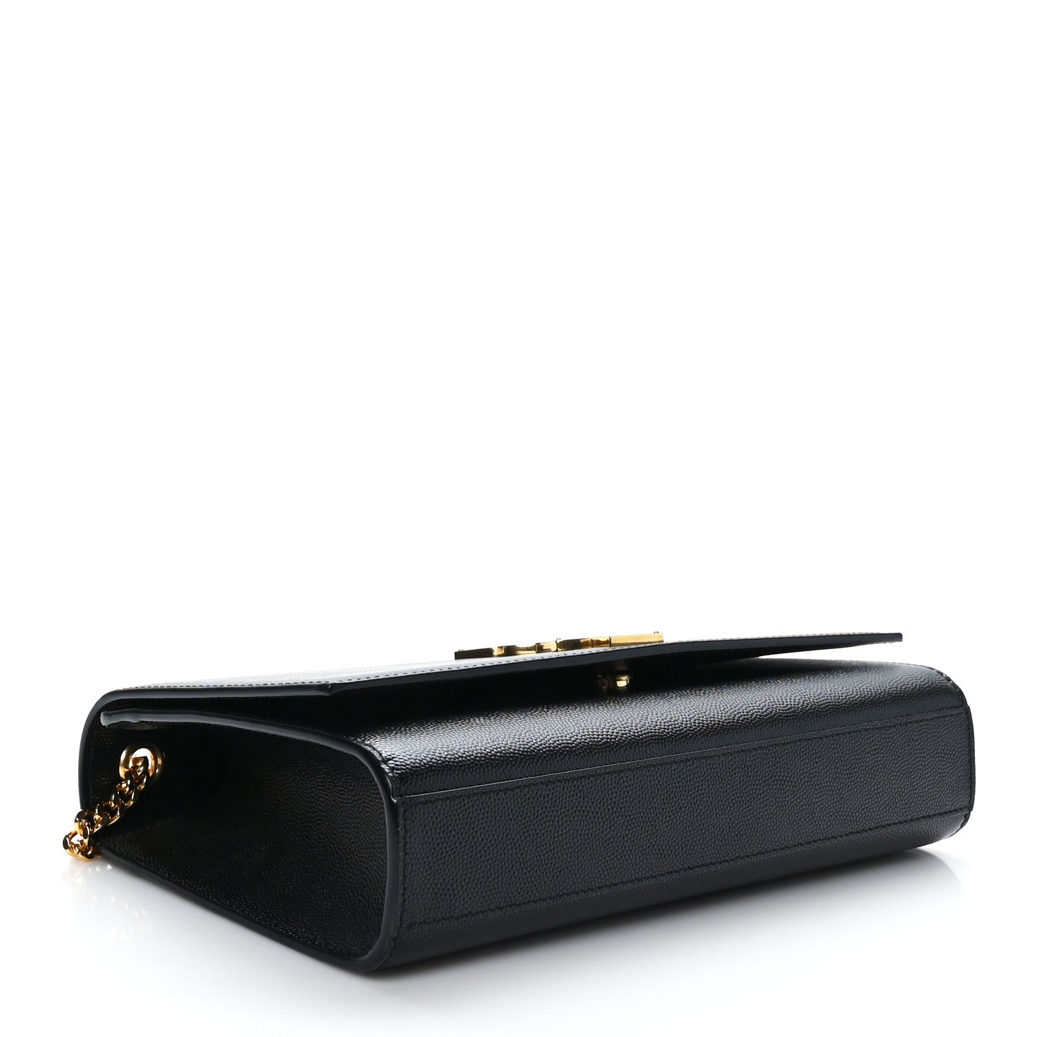 Saint Laurent Grain De Poudre Medium Classic Monogram Kate Satchel Black 4 of 8