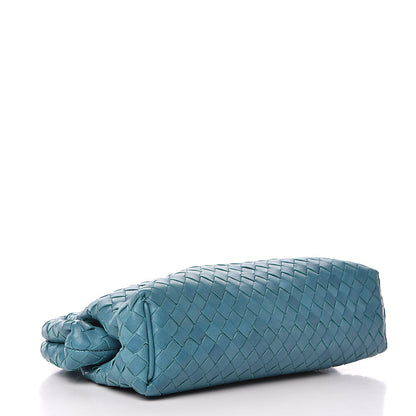 Bottega Veneta Nappa Intrecciato The Lauren 1980 Clutch Aqua 4 of 10