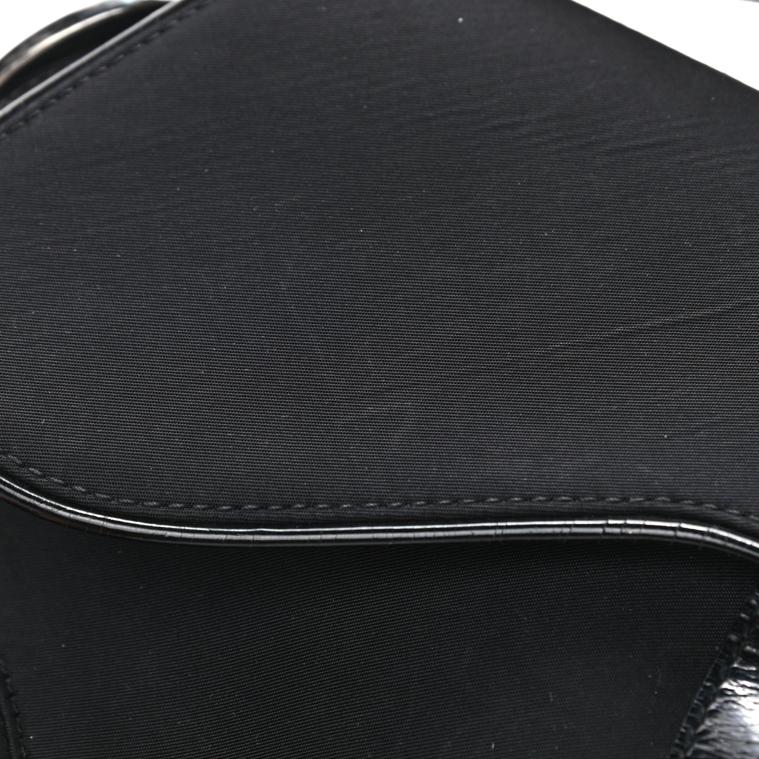Christian Dior Nylon Saddle Bag Black 9 of 11