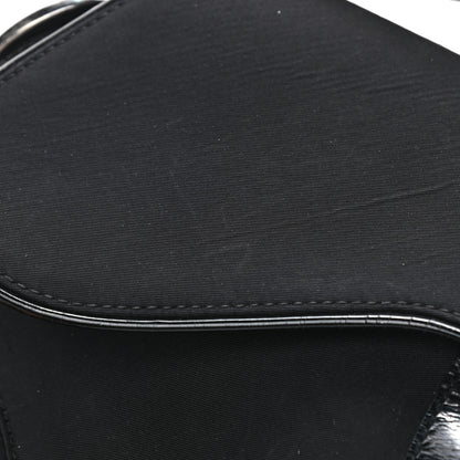 Christian Dior Nylon Saddle Bag Black 9 of 11