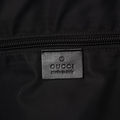 Gucci GG Supreme Monogram Web Medium Zippered Tote Beige Black 7 of 8