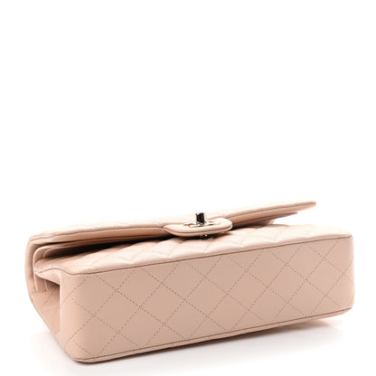 Chanel Caviar Quilted Medium Double Flap Light Beige 4 of 9