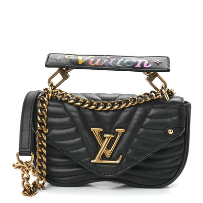 Louis Vuitton Calfskin New Wave Chain PM Black 1 of 12