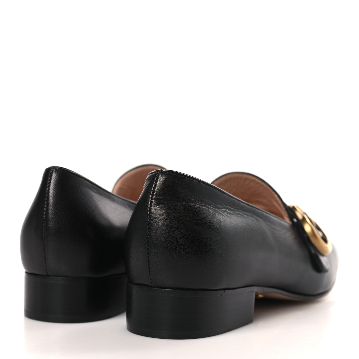 Malaga Kid Womens GG Marmont Loafers 35 Black