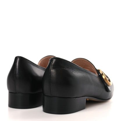 Gucci Malaga Kid Womens GG Marmont Loafers 35 Black 4 of 8