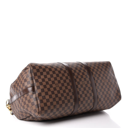 Louis Vuitton Damier Ebene Keepall Bandouliere 55 4 of 26
