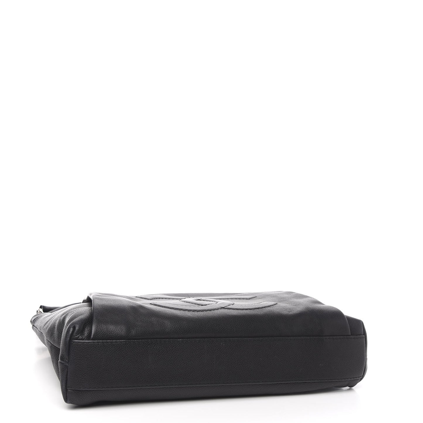 Caviar Large CC Tuck Tote Black