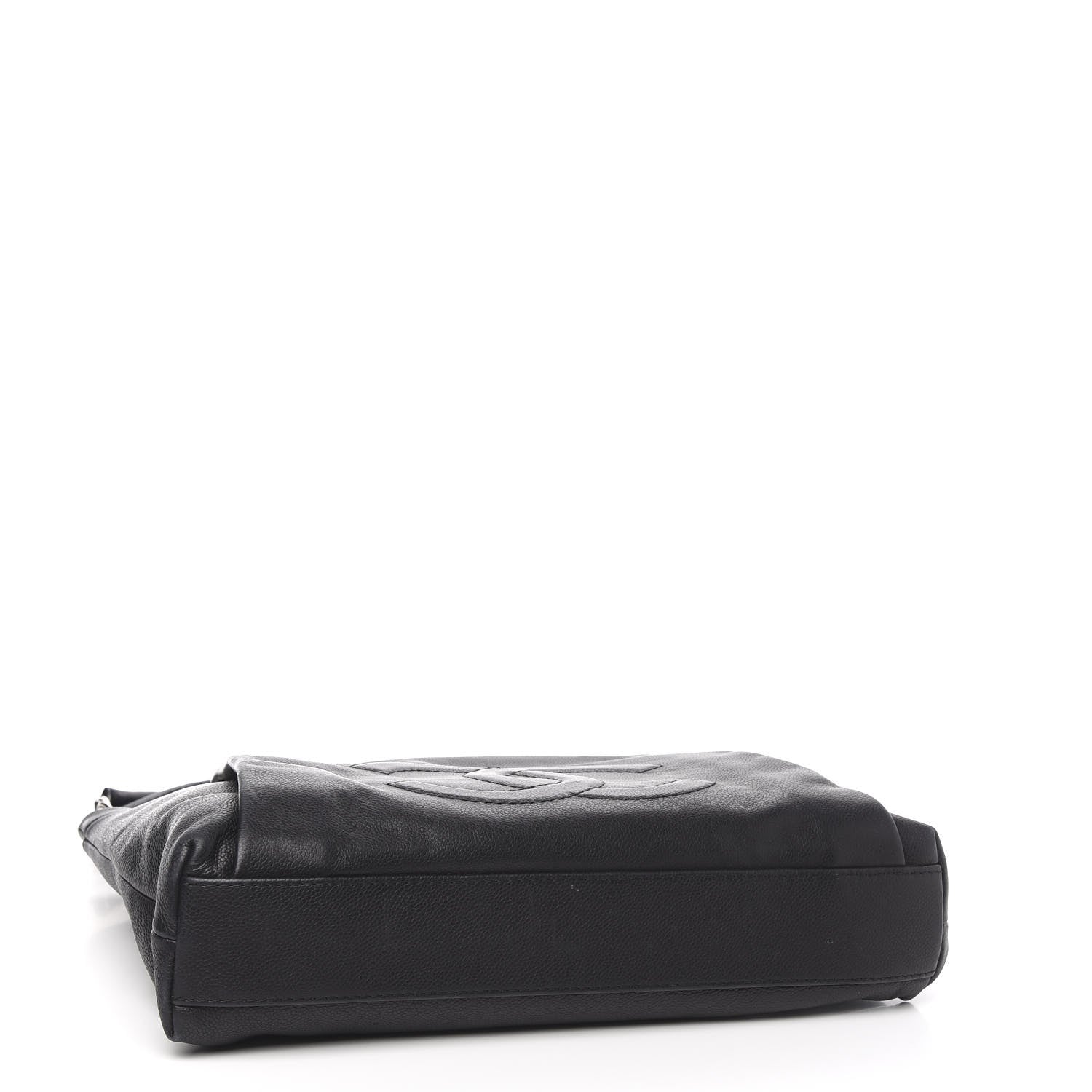 Chanel Caviar Large CC Tuck Tote Black 4 of 11