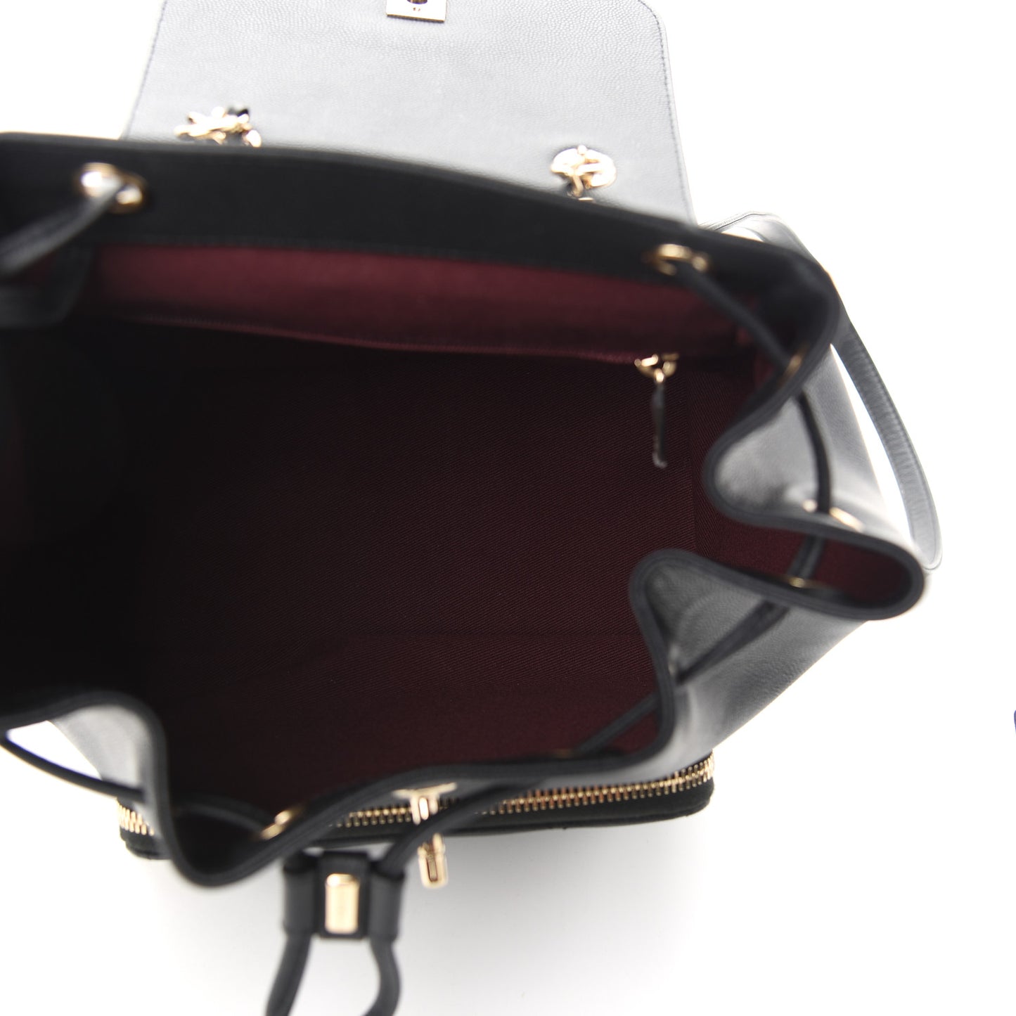 Caviar Quilted Business Affinity Backpack Black