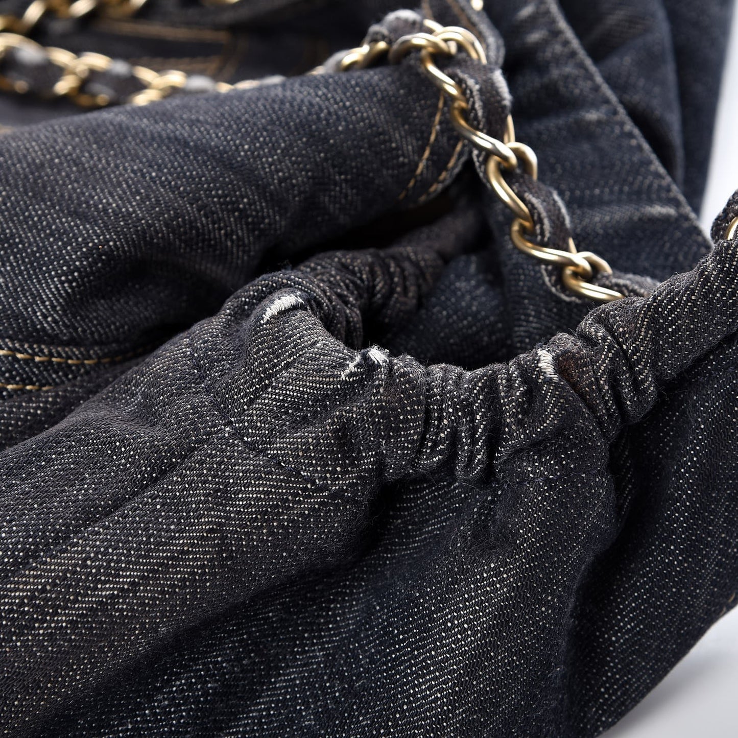 Denim XL Coco Cabas Tote Dark Blue