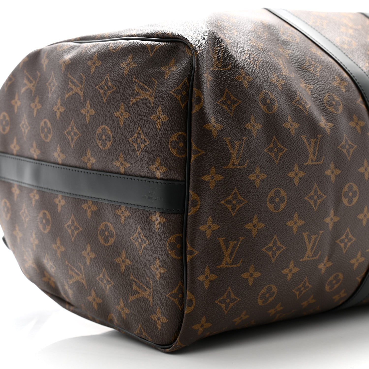 Louis Vuitton Monogram Macassar Keepall Bandouliere 55 7 of 8