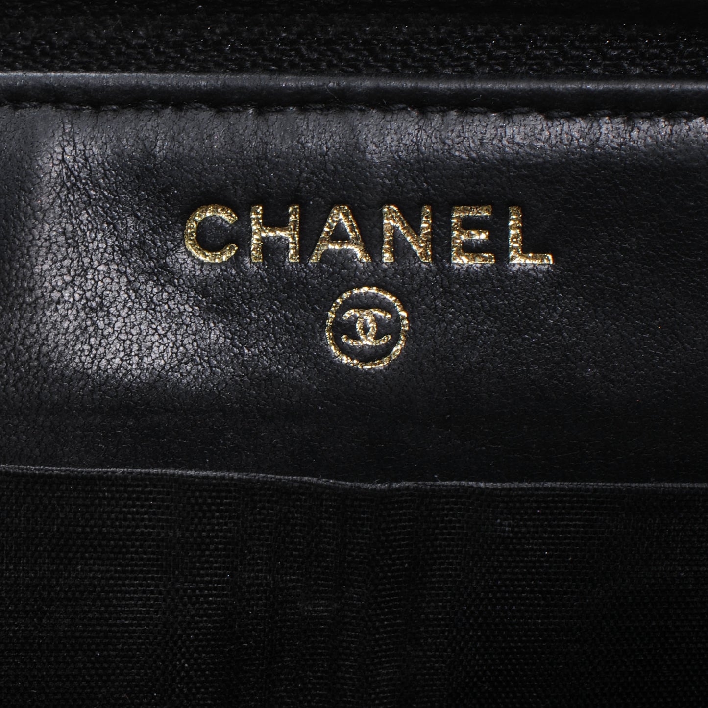 Caviar Zip Around Wallet Black