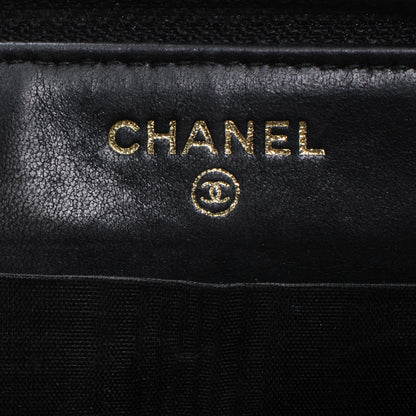 Chanel Caviar Zip Around Wallet Black 5 of 8