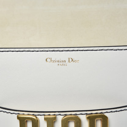 Christian Dior Smooth Calfskin Dio(r)evolution Flap Clutch White 6 of 6