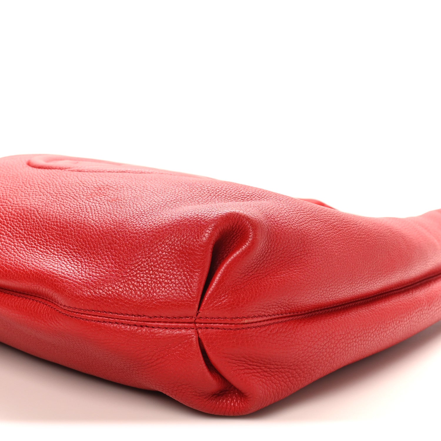 Gucci Pebbled Calfskin Soho Hobo Red 10 of 11