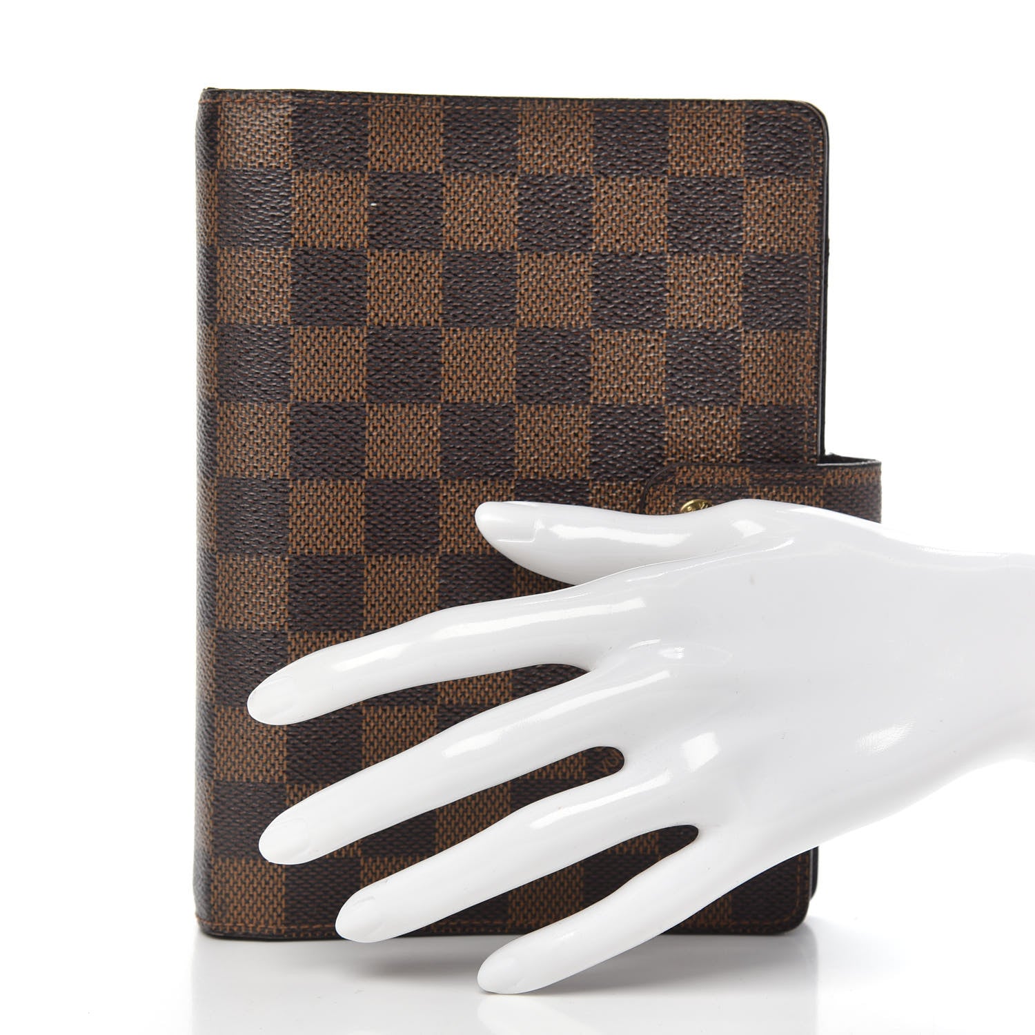 Louis Vuitton Damier Ebene Medium Ring Agenda Cover 2 of 10