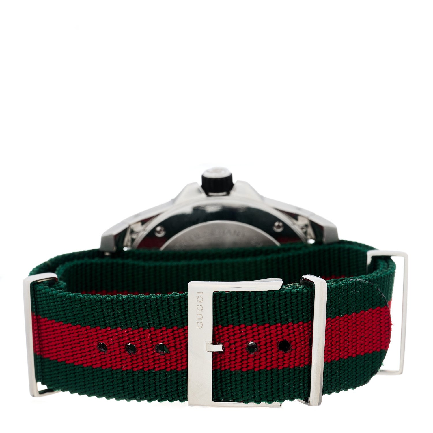 Gucci Stainless Steel Nylon 45mm Dive Quartz Watch Black 3 of 4