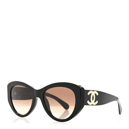 Chanel Acetate Butterfly Large CC Sunglasses 5492-A Black 1 of 10