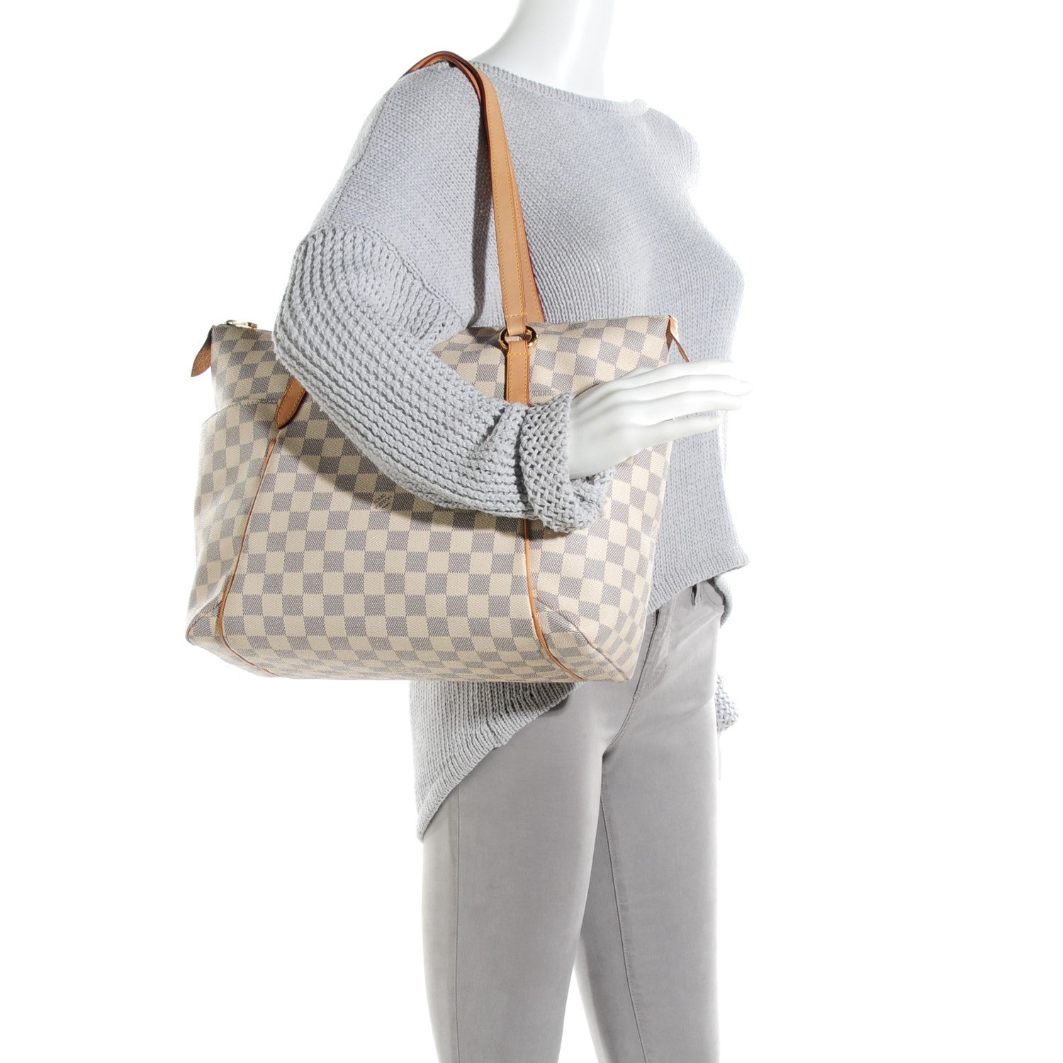 Louis Vuitton Damier Azur Totally MM 2 of 7