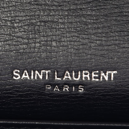 Saint Laurent Calfskin Monogram Sunset Chain Wallet Navy 6 of 8