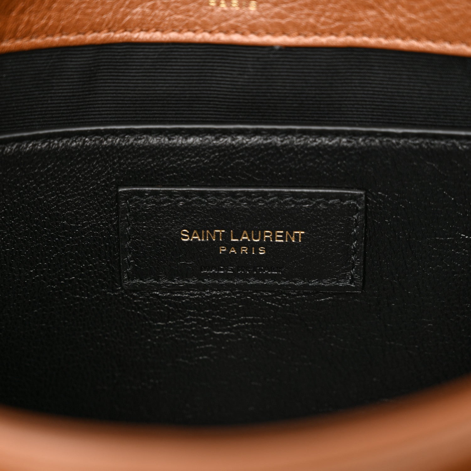 Saint Laurent Crinkled Calfskin Matelasse Monogram Baby Niki Chain Satchel Light Caramel 6 of 10
