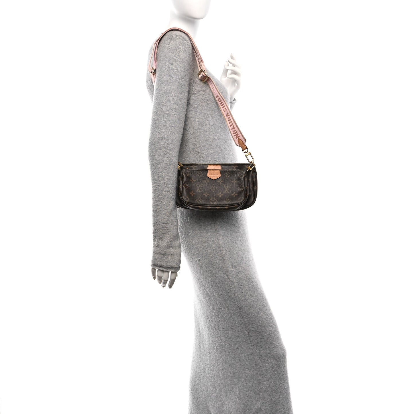 Monogram Multi Pochette Accessories Rose Clair