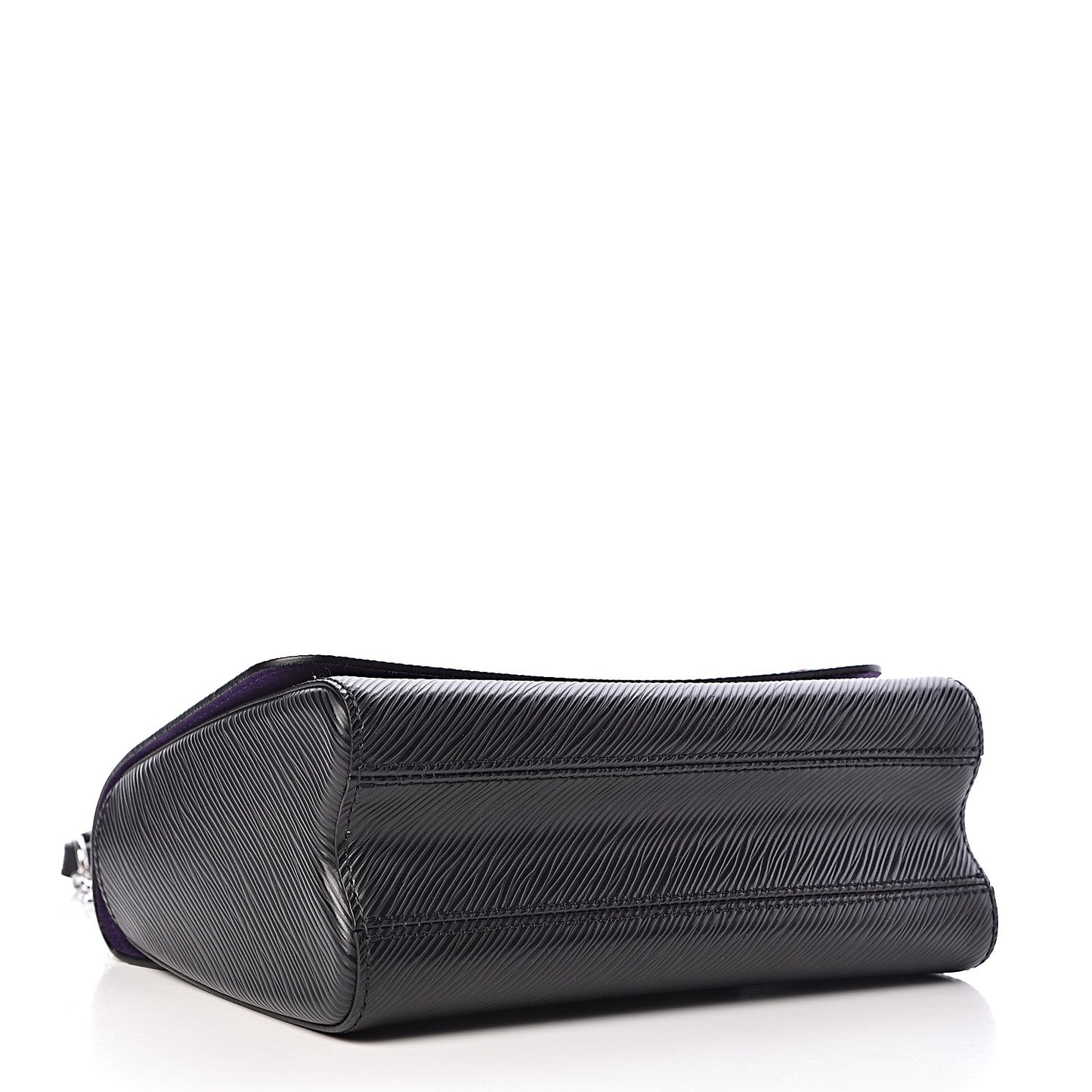 Epi Travel Stickers Twist Shoulder Bag MM Black