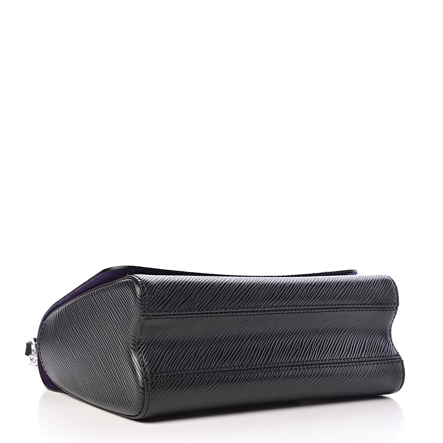 Louis Vuitton Epi Travel Stickers Twist Shoulder Bag MM Black 4 of 10