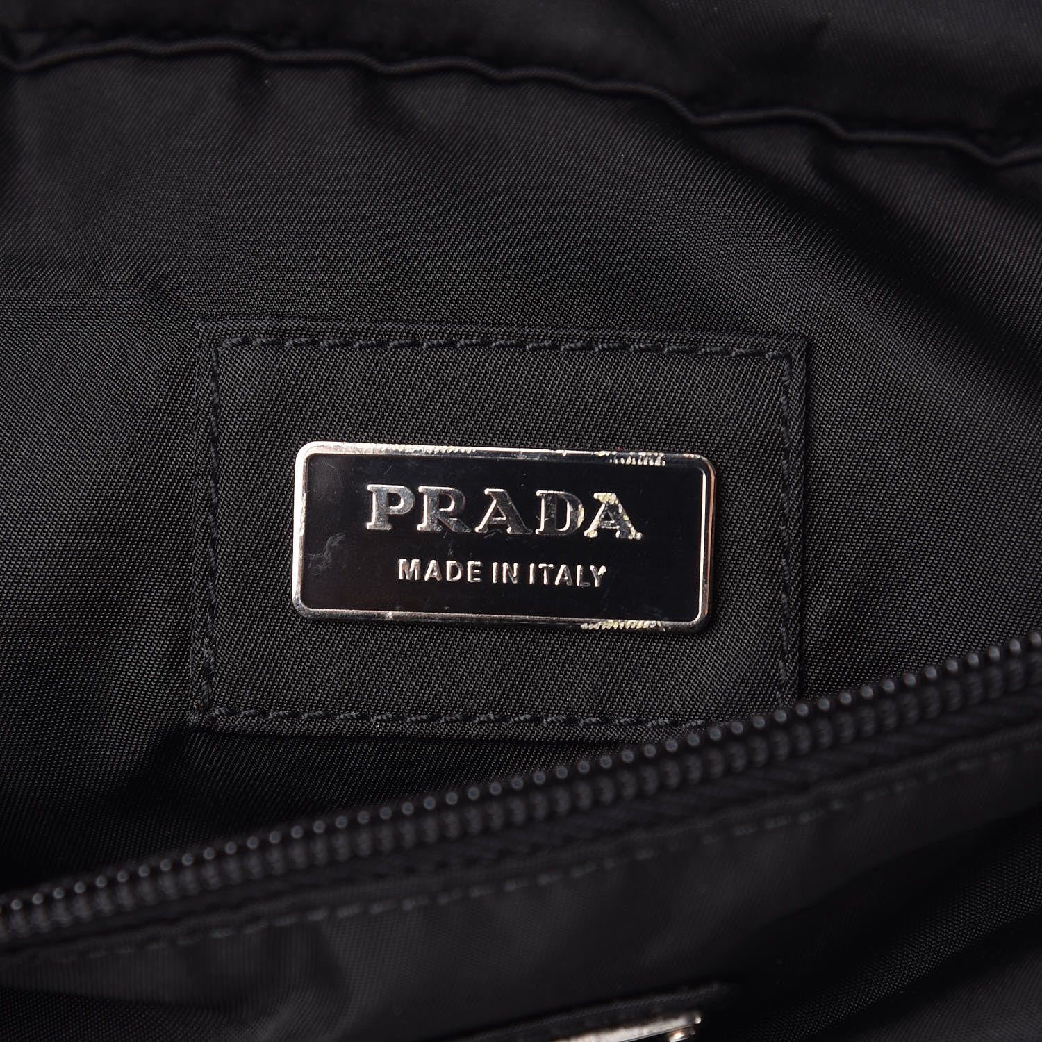 Prada Tessuto Nylon Montagna Belt Bag Black 9 of 10