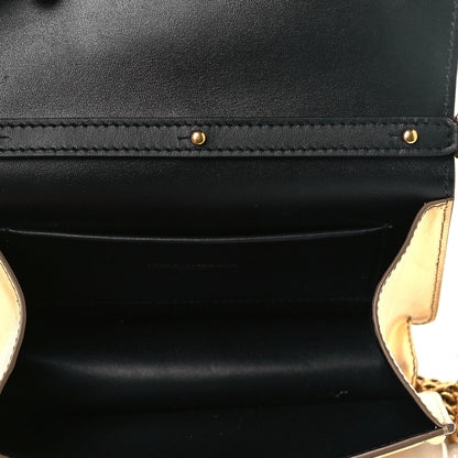 Dolce & Gabbana Smooth Calfskin Devotion Envelope Top Handle Bag Gold 4 of 9