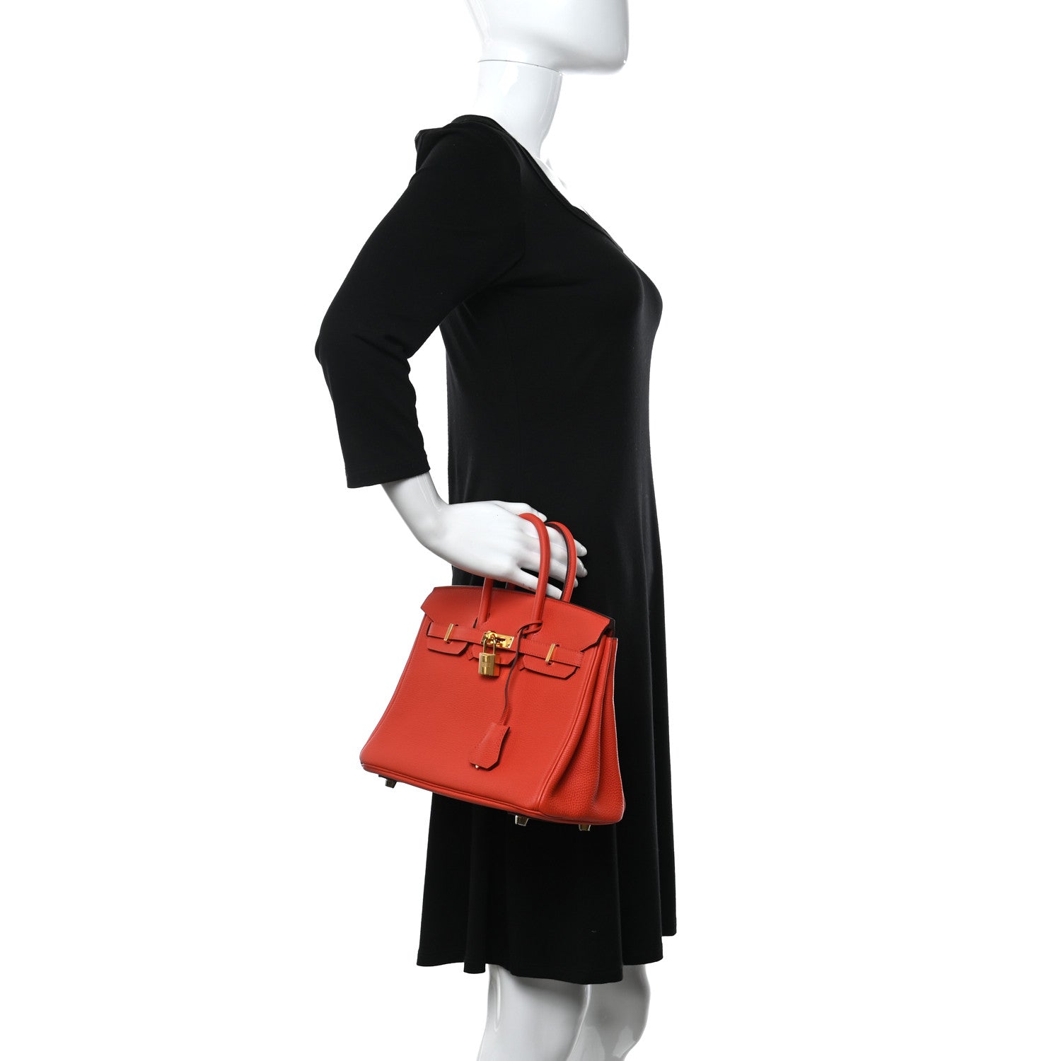 Hermes Togo Birkin 25 Capucine 2 of 11