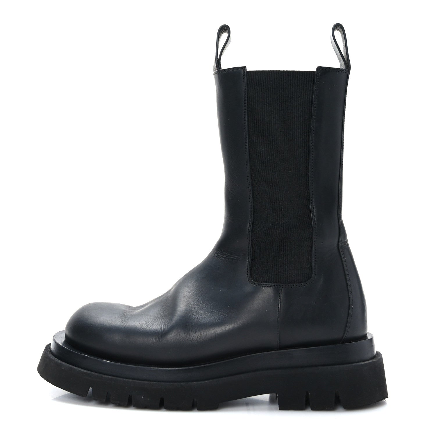 Bottega Veneta Calfskin The Lug Chelsea 55mm Boots 39 Black 1 of 8