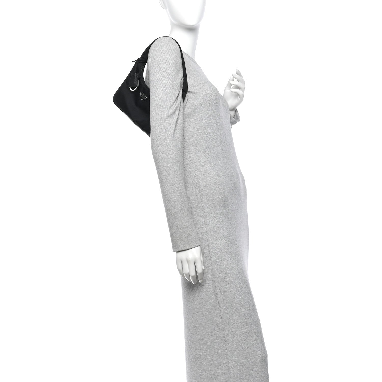 Prada Tessuto Nylon Mini Re-Edition 2000 Bag Black 2 of 11