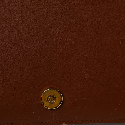 Saint Laurent Smooth Calfskin Medium Classic Monogram Universite Bag Brown 13 of 13