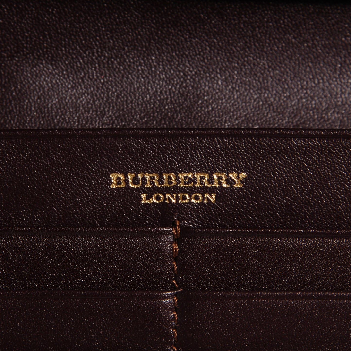 Haymarket Check Continental Wallet Chocolate