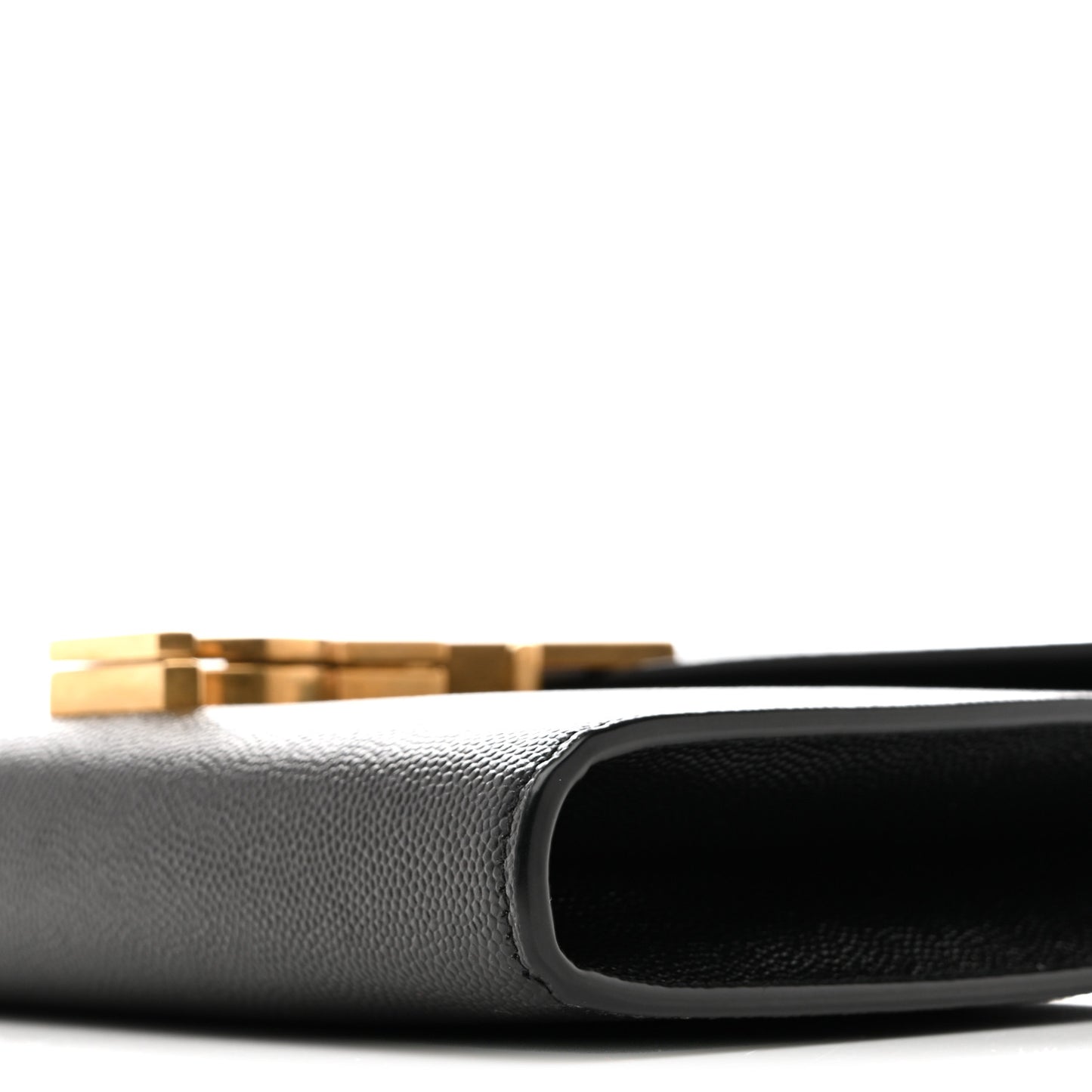 Grain De Poudre Monogram Cassandra Chain Wallet Black