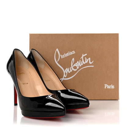 Christian Louboutin Patent Pigalle Plato 100 Pumps 40.5 Black 8 of 8